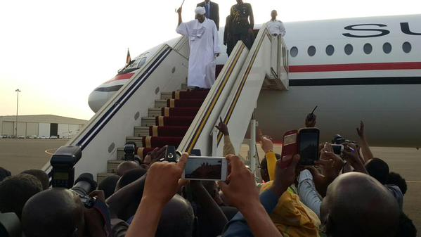 Bashir returning to Sudan, 15 June 2015