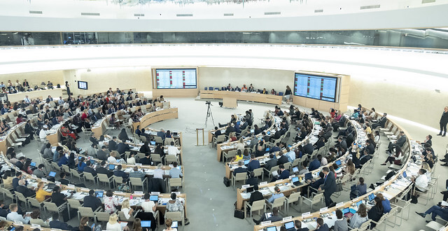 A Voting during 41st Session of the Human Rights Council. 12 July 2019. UN Photo/ Jean Mac Ferré