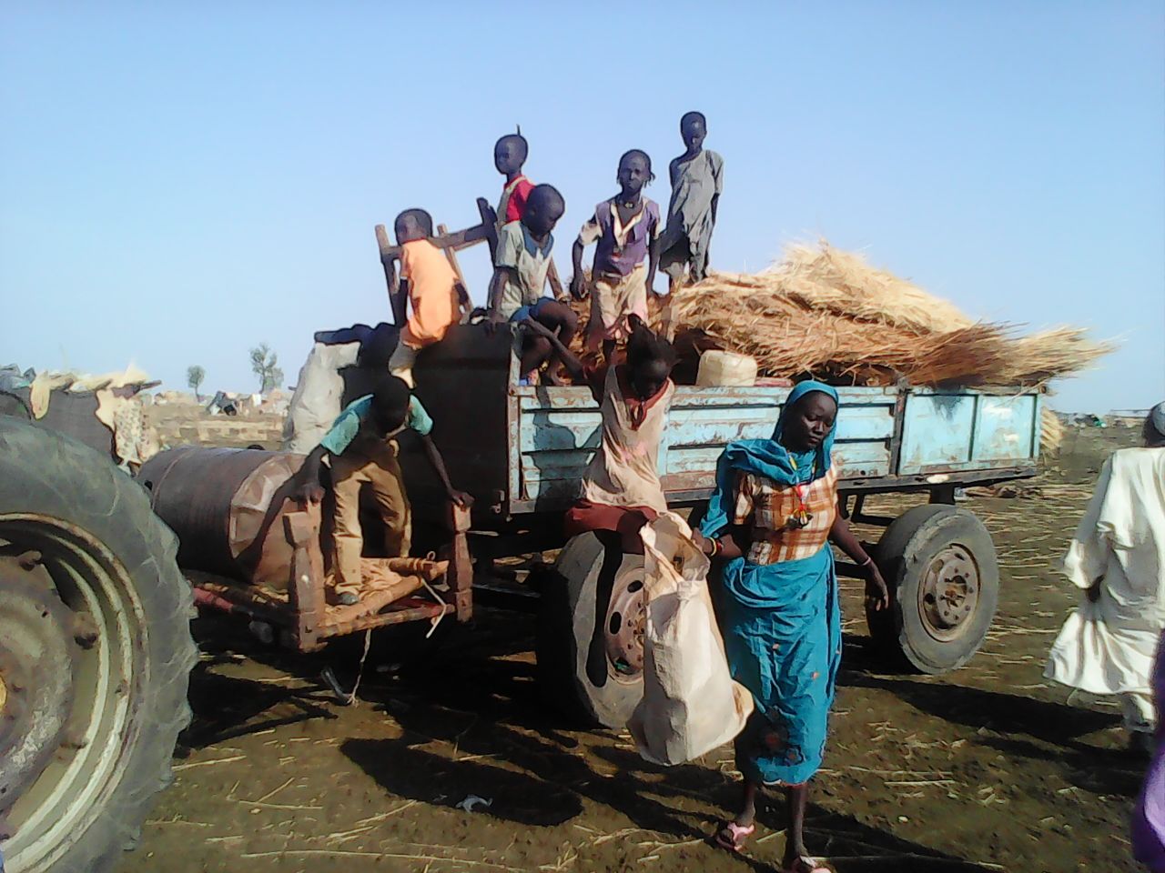 IDPs following displacement in the Ingessana Hills, 10 - 13 May 2015
